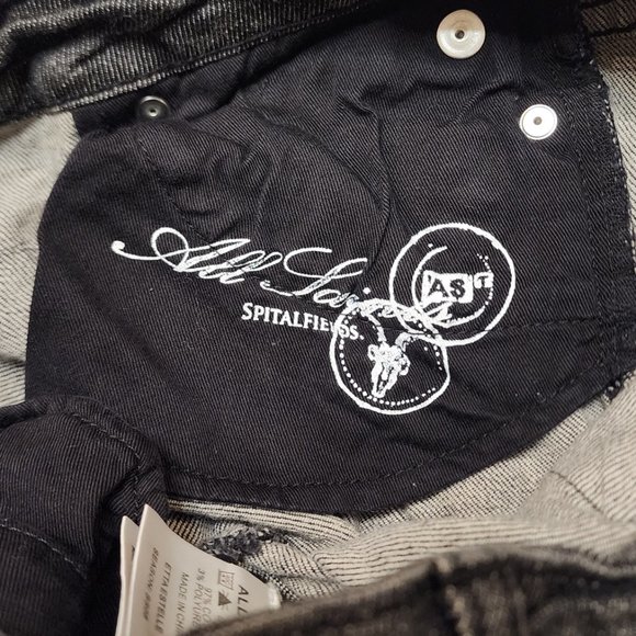 Allsaints | Distressed Etta Estelle Ankle Zip Skinny Jeans - Picture 9 of 9